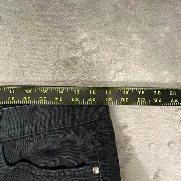 Y2K Third Rail A Zoo York Production Black Denim Jeans Size 36/30 - Picture 4 of 8